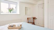 The bedrooms are a comfortable size.
