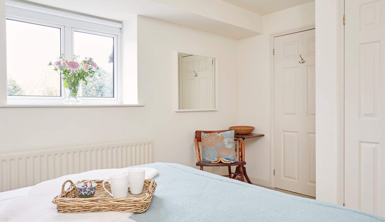 The bedrooms are a comfortable size.