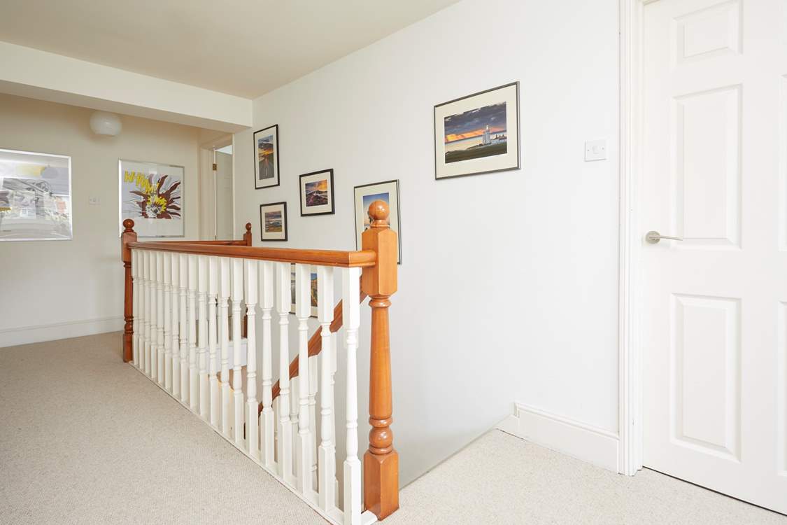 The first floor landing.