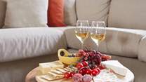 Sit back and relax with a cheese board and the wood-burner crackling in the background.