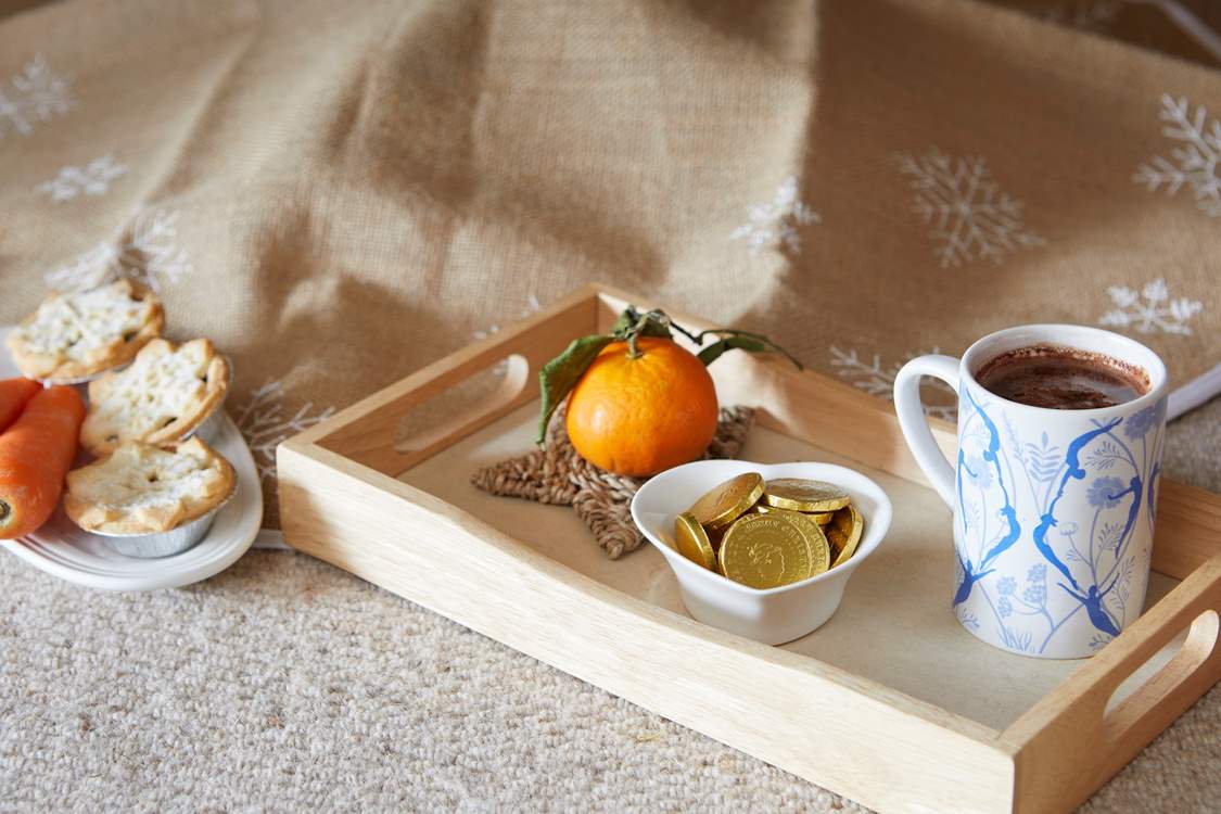 Treats for Santa and the Reindeer.