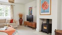 The living-room with ample seating for comfort.