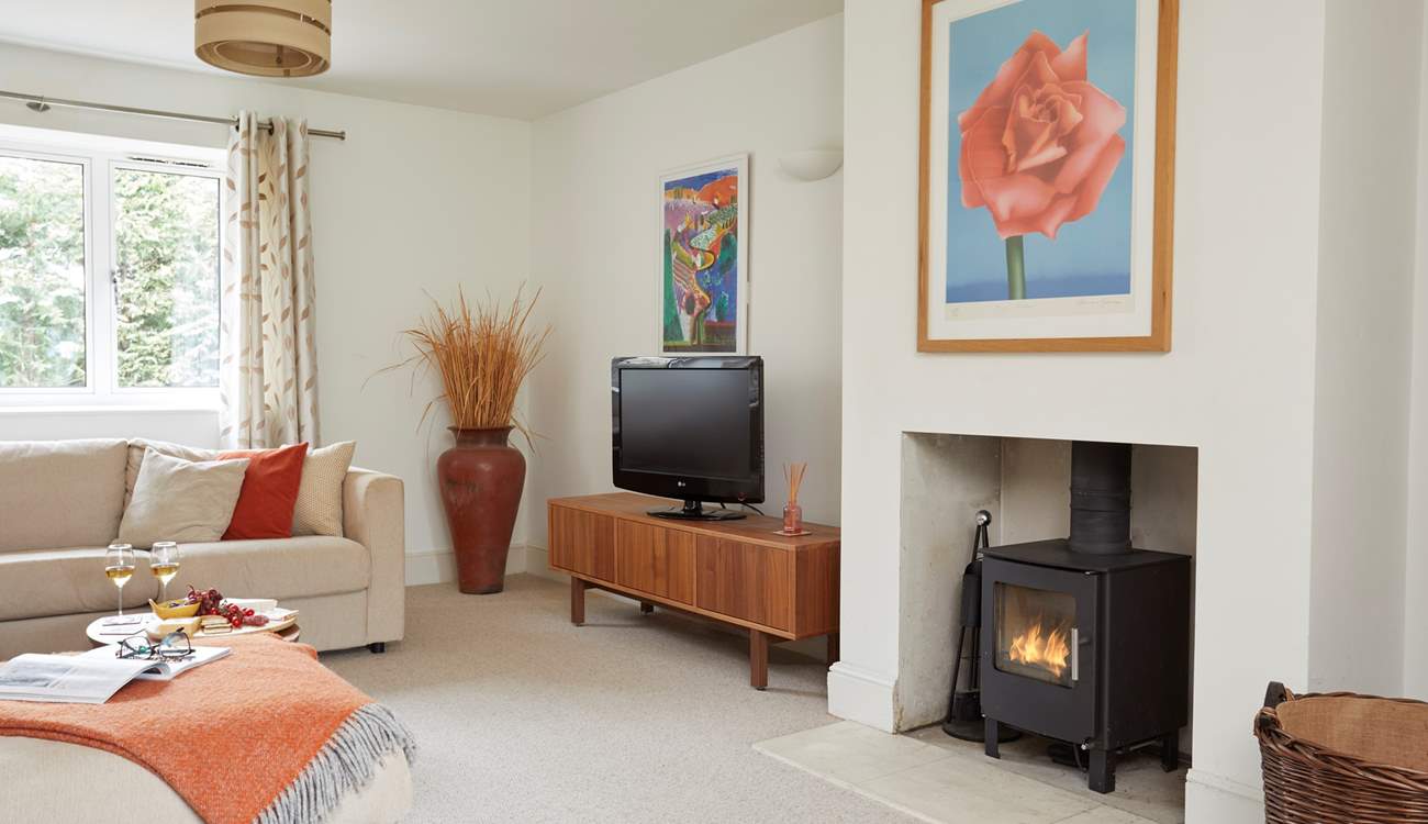 The living-room with ample seating for comfort.