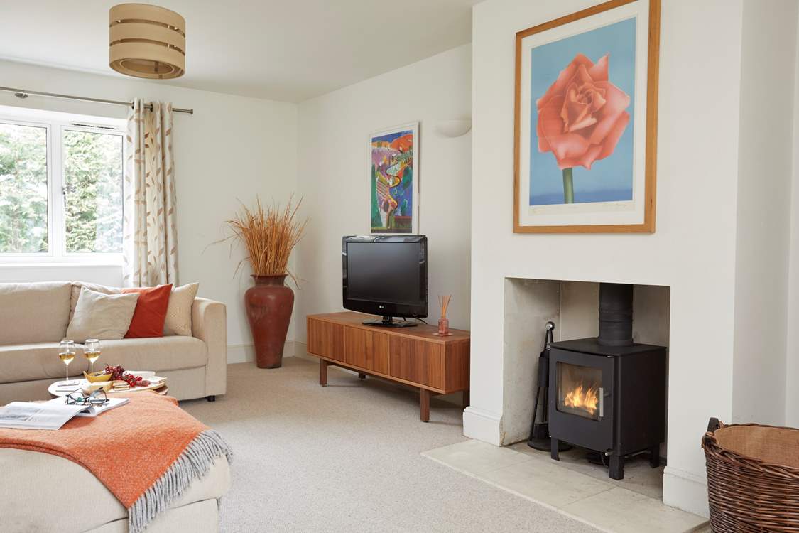 The living-room with ample seating for comfort.