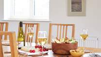 Holidays are meant for quality time, so get everyone around the large dining-table for a meal.