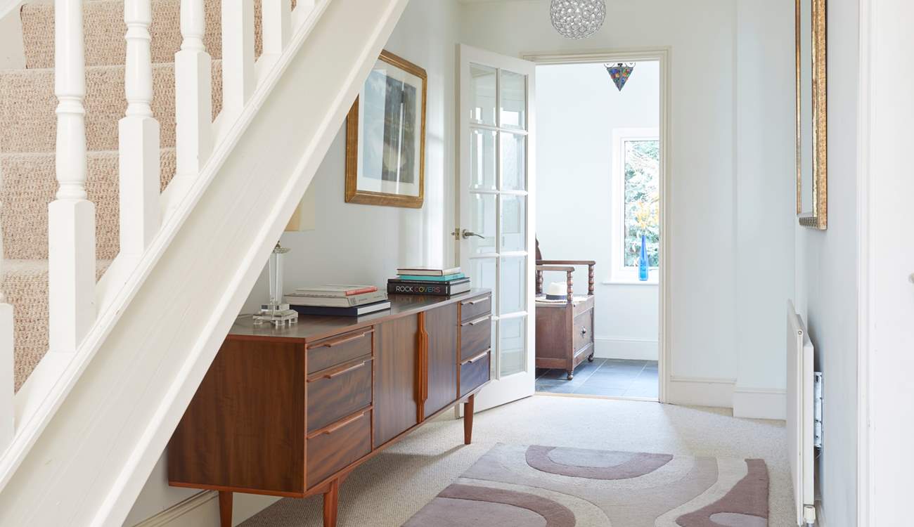 The welcoming hallway.