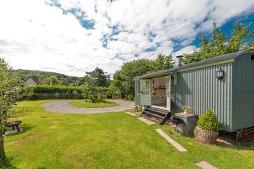 This lovely hut is set in its own private enclosed area, perfect for your four-legged friend.