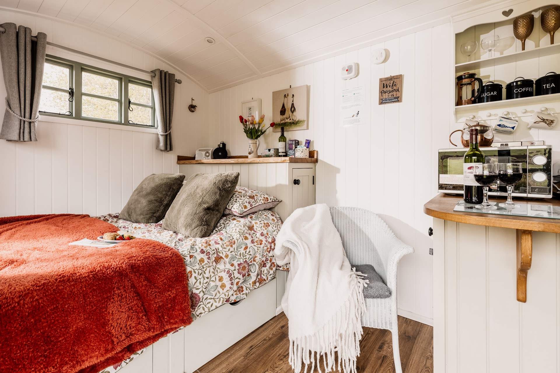 Homely touches run throughout.