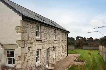 The original part of the cottage where the sitting-room is located.