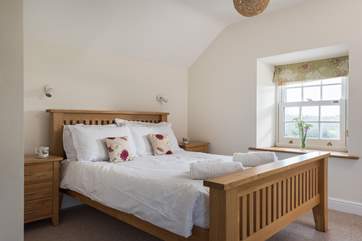 The first floor double bedroom.