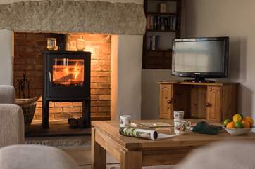 Play a game, or sit and chat around the glowing fire with a cuppa.