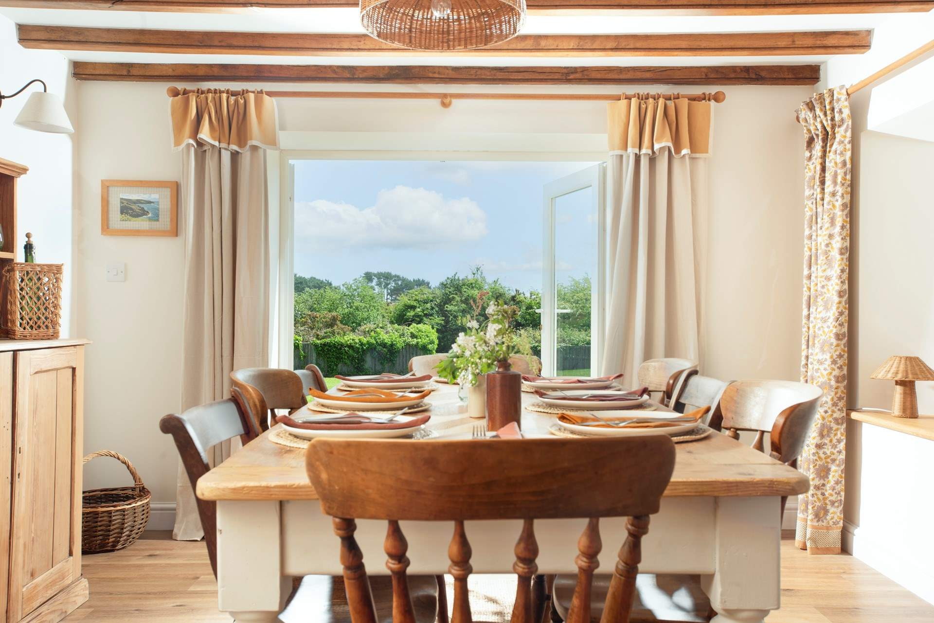 A beautifully curated holiday home with luxury interiors.