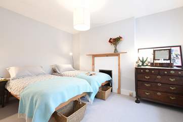 Bedroom 4 with twin beds and en suite shower-room.