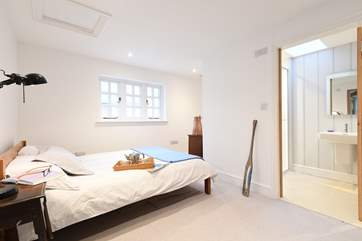 The ground floor double bedroom.