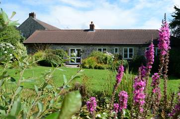 Another view of the garden face of Stable Cottage.