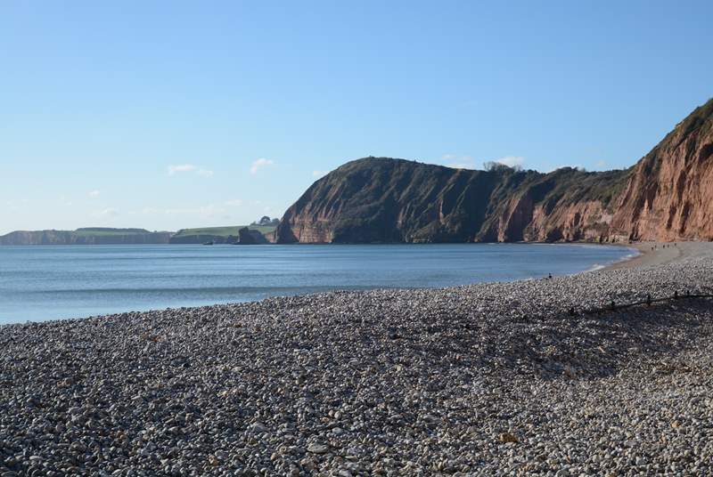 This spectacular part of the World Heritage Jurassic Coast at Sidmouth.