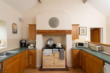 There is an Aga for you to enjoy too!
