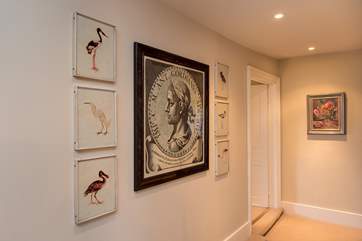 More beautiful artwork adorns the walls.