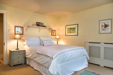 Bedroom 2 has a comfy double bed.