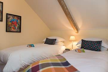 Bedroom 7 can be made up as a double or twin beds - please watch your head in places.