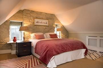 The house has seven beautiful bedrooms. This is bedroom 6 on the second floor which can be made up as a super-king or twin beds.