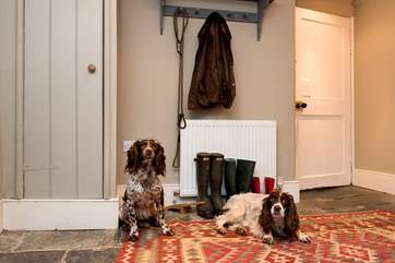 Plenty of room in the entrance hall/boot-room for all your vital holiday gear.