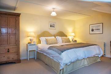 Bedroom 4 has a 'zip and link' bed which can either be a super-king bed or twin beds.
