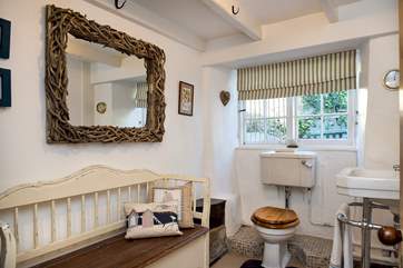 There's a useful downstairs WC!