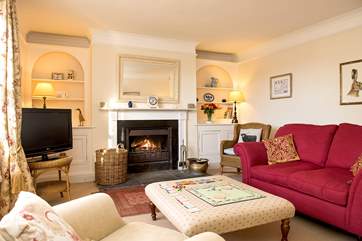 The sitting-room is very restful, and is the perfect room to unwind in after a day out exploring.