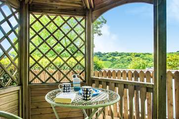Enjoy a morning coffee whilst taking in the view,