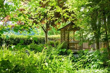 There are many different areas to discover in the garden.
