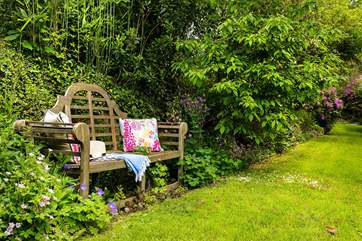 A quiet spot in the garden to curl up with a good book.