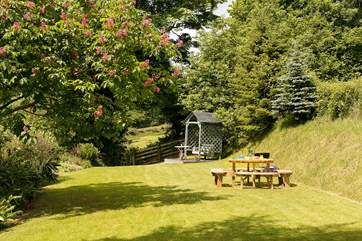 The garden is quite stunning - the top garden is a lovely spot to fire up the barbecue.