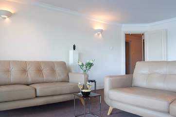 The apartment is decorated in neutral colours throughout creating a restful feel, perfect for unwinding and relaxing during your stay.