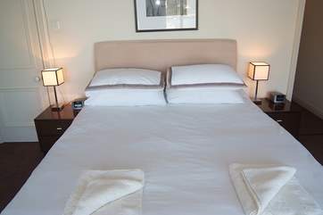 Lovely linen and comfortable beds ensure a good night's rest...