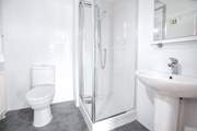 The en suite shower-room for bedroom 1.