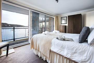 What a view from the master bedroom (Bedroom 1).