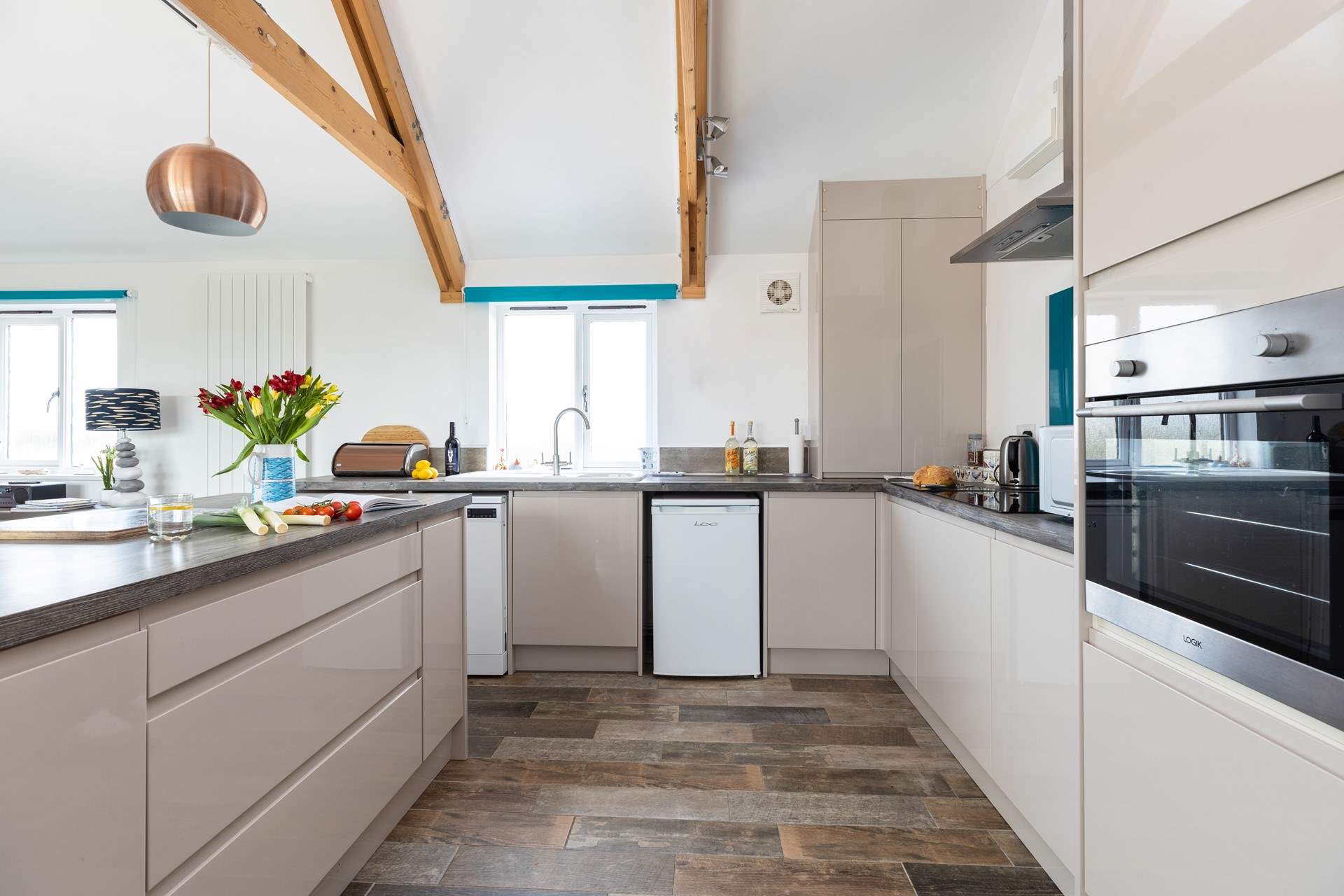 The super kitchen has all the equipment you'll need.