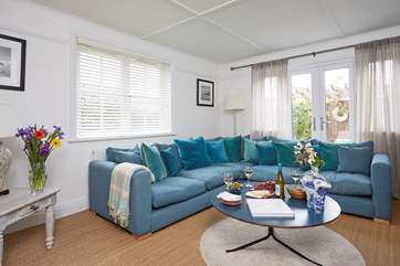 Unwind after a busy day on this comfortable sofa in the second sitting-room