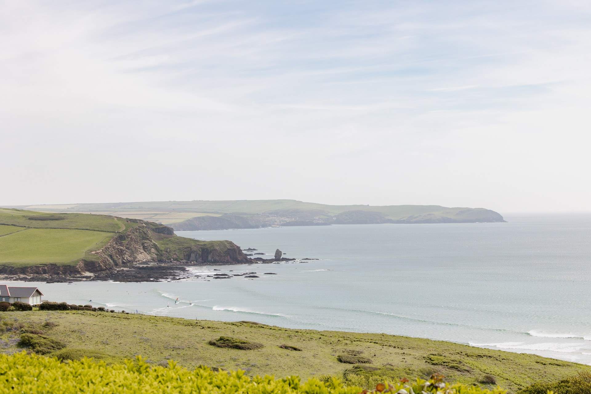The coastline is spectacular.
