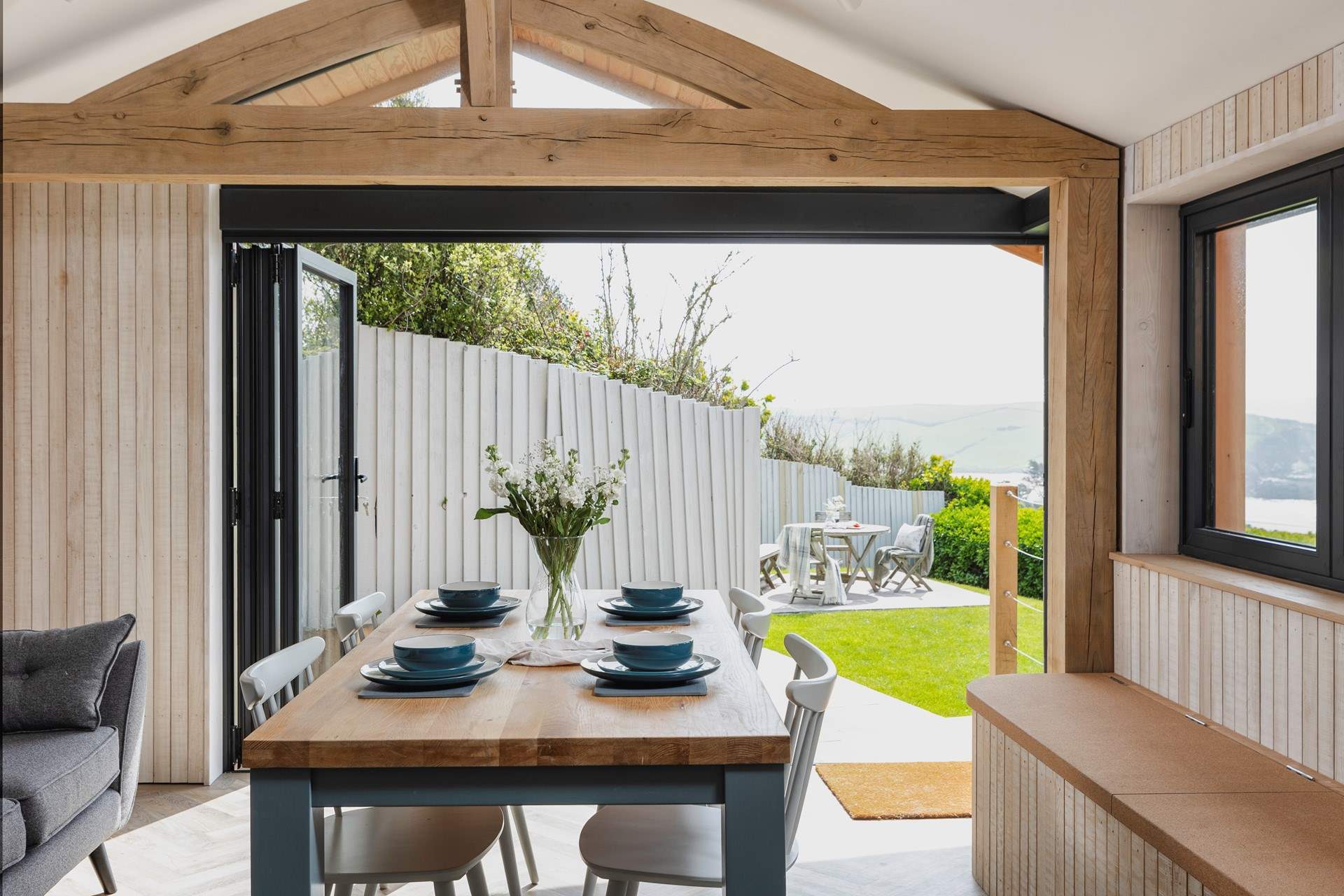 A delightful spot to sit down and dine together.