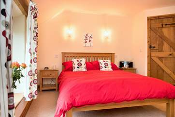 Bedroom 1 has a comfy king-size double bed from which you can enjoy some early morning TV.
