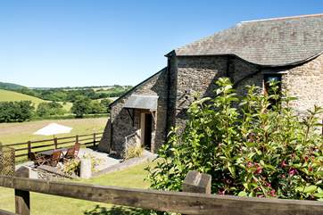The countryside views stretch out before you.