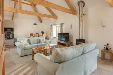 The fabulous open plan living space.