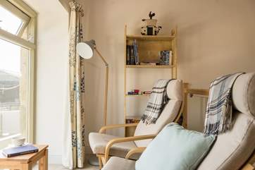 Sit a while and enjoy the view or grab some time to read on holiday.