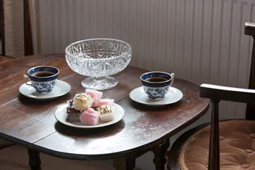 Whatever the weather is like outside, take a break from scouring the Island and have a lovely cup of tea.