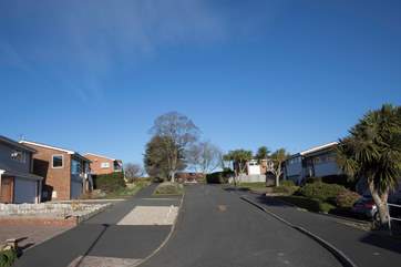 Located down a quiet cul-de-sac, moments from the village centre and a short stroll to the beach.