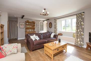 Another view of the light filled living-room.