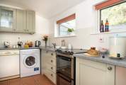 The kitchen-area is very well-equipped.