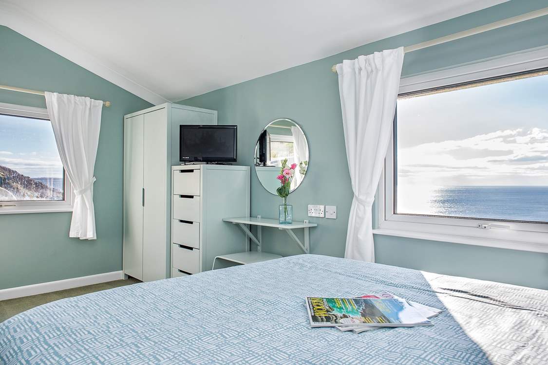 Bedroom 1 is double-aspect so really does embrace the wonderful setting.